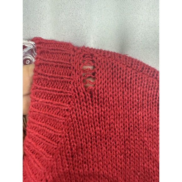 Vintage Heirloom Collectibles Cardigan Womens XL Christmas Penguin Applique 00s - Picture 4 of 8